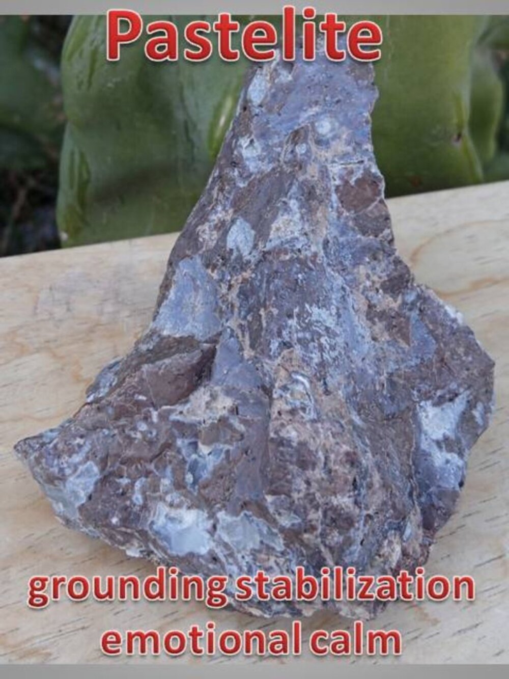 #2 Pastelite raw chunk rock stone crystal